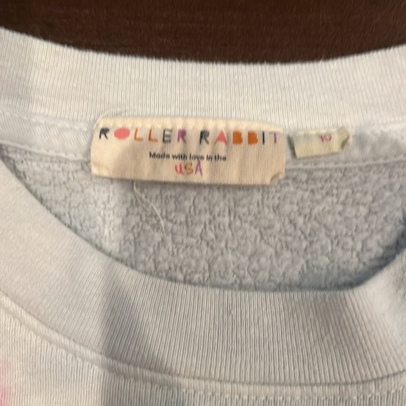 Roller Rabbit Tie Dye Crew Neck Sweatshirt - Picture 2 of 4